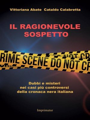 cover image of Il ragionevole sospetto